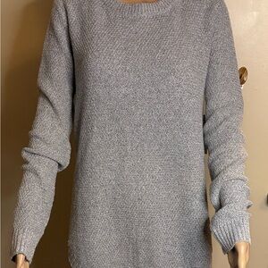 Pink Clover Light Gray Women's Crew Neck Sweater